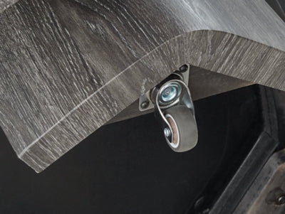 Ashley Surmour Gray Brown Stacked Coffee Table