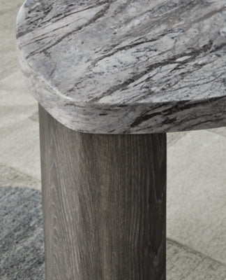 Ashley Surmour Gray Brown End Table