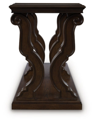 Ashley Maylee Dark Brown Sofa Table