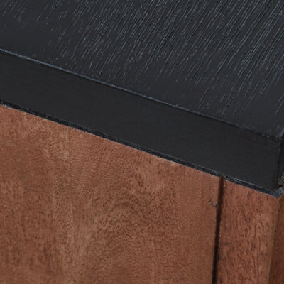 Ashley Kallari Warm Brown Black Chairside End Table