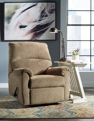 Ashley Nerviano Mocha Recliner