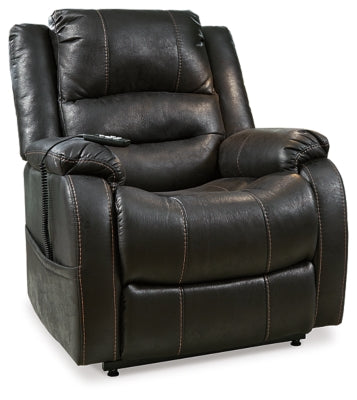 Ashley Yandel Black Power Lift Recliner