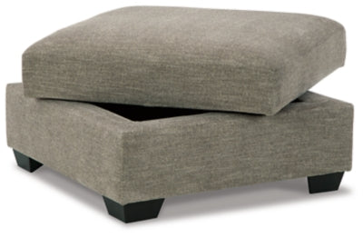 Ashley Creswell Stone Ottoman With Storage