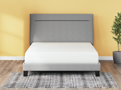 Ashley 10 Inch Chime Memory Foam White Queen Mattress in a Box