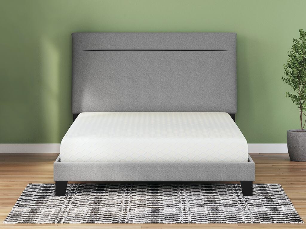 Ashley Chime 8 Inch Memory Foam White Full Mattress in a Box