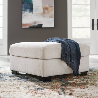 Ashley Aviemore Stone Oversized Accent Ottoman