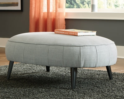 Ashley Hollyann Gray Oversized Accent Ottoman