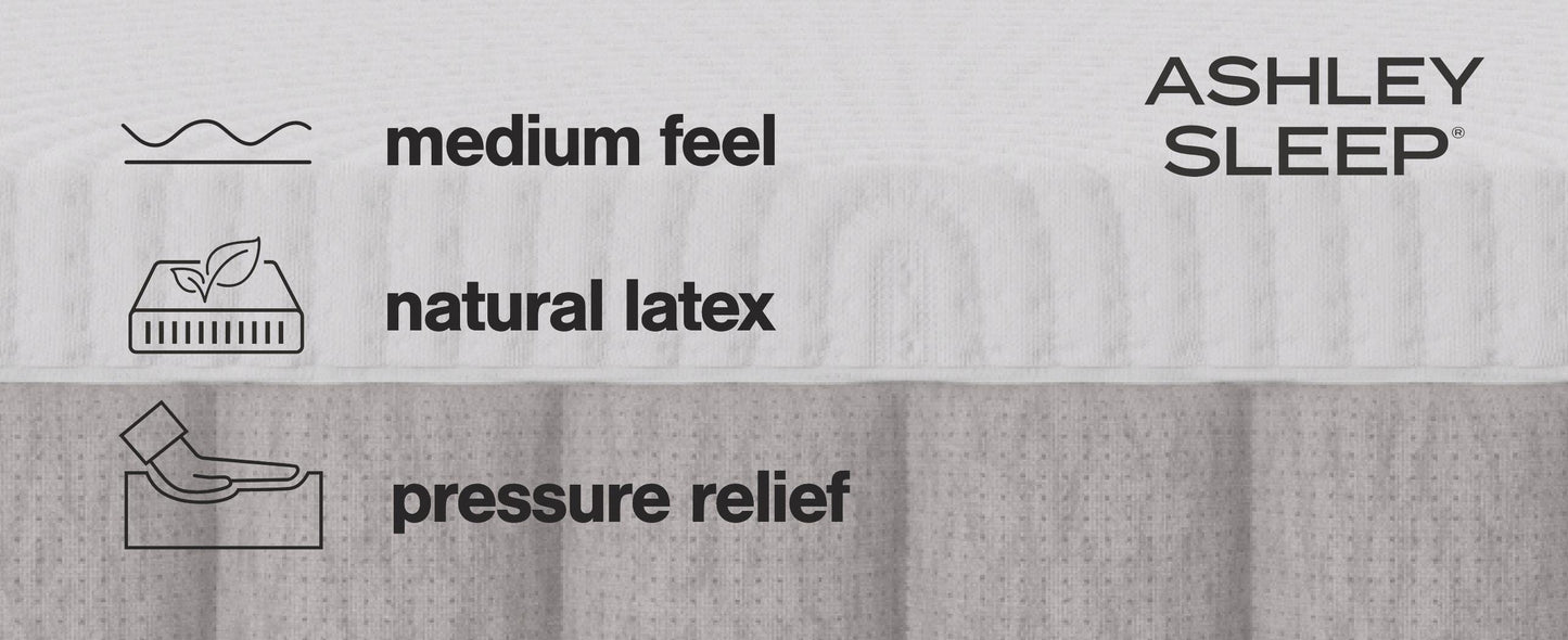 Ashley Terra Sleep Medium White Queen Mattress