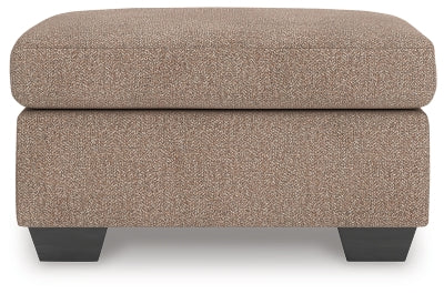 Benchcraft Triston-Peaks Suede Ottoman