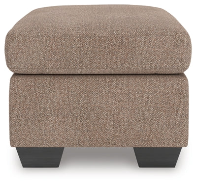 Benchcraft Triston-Peaks Suede Ottoman