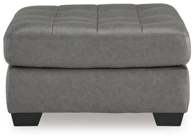 Benchcraft Clairette Court Alloy Oversized Accent Ottoman