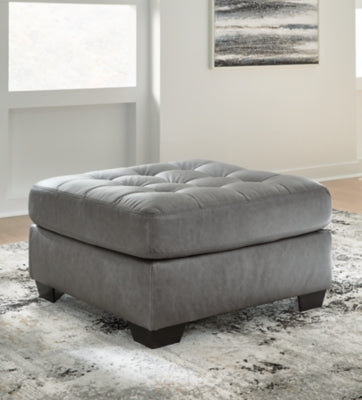 Benchcraft Clairette Court Alloy Oversized Accent Ottoman