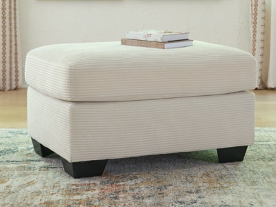 Ashley Amesley Ivory Ottoman