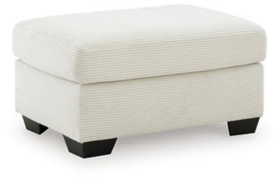 Ashley Amesley Ivory Ottoman