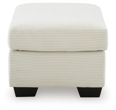 Ashley Amesley Ivory Ottoman
