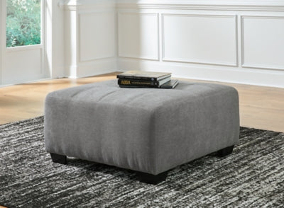 Benchcraft Birkdale Court Gray Oversized Accent Ottoman