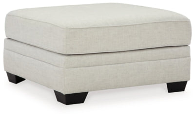 Ashley Huntsworth Dove Gray Oversized Accent Ottoman