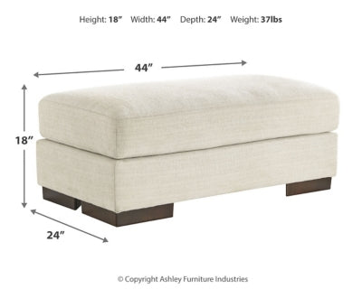 Ashley Maggie Birch Ottoman