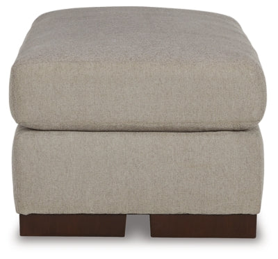 Ashley Maggie Flax Ottoman