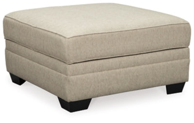Ashley Luxora Bisque Ottoman With Storage