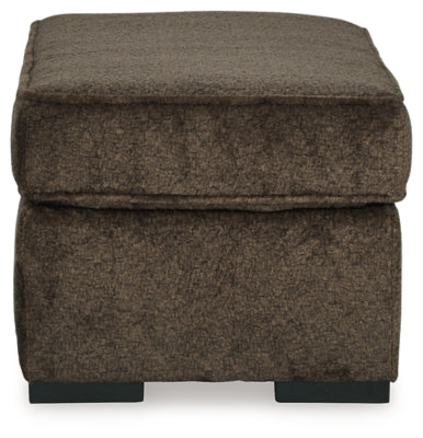 Benchcraft Aylesworth Chocolate Ottoman