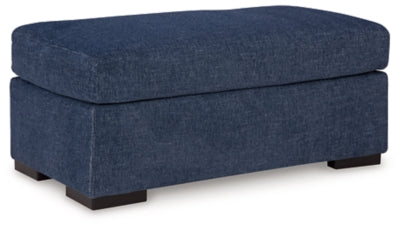 Benchcraft Evansley Navy Ottoman