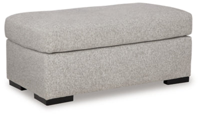 Benchcraft Evansley Pewter Ottoman