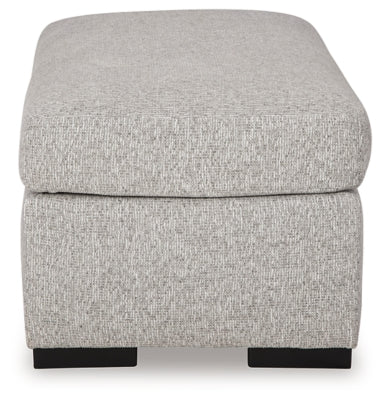 Benchcraft Evansley Pewter Ottoman