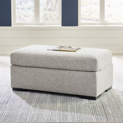 Benchcraft Evansley Pewter Ottoman