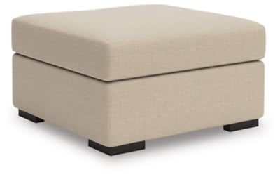 Benchcraft LadyMae Twill Oversized Accent Ottoman