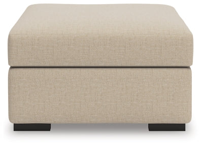 Benchcraft LadyMae Twill Oversized Accent Ottoman