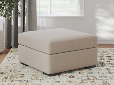 Benchcraft LadyMae Twill Oversized Accent Ottoman