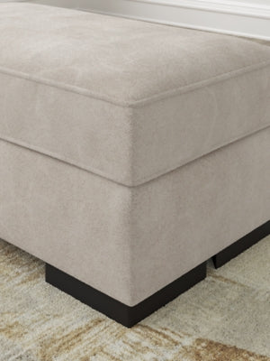 Benchcraft High Profile Taupe Ottoman