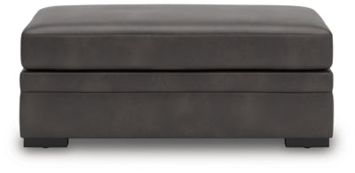 Ashley Dara Park Shadow Oversized Accent Ottoman