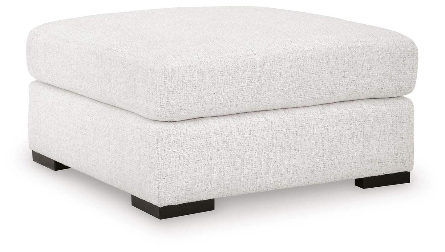 Ashley Wynncroft Manor Chalk Oversized Accent Ottoman