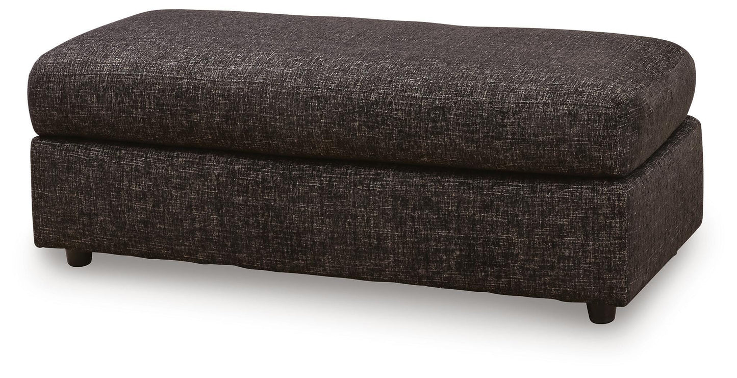 Ashley Coralene Onyx Oversized Accent Ottoman