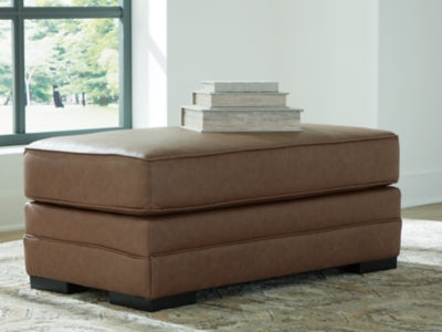 Benchcraft VillaCourt Caramel Ottoman