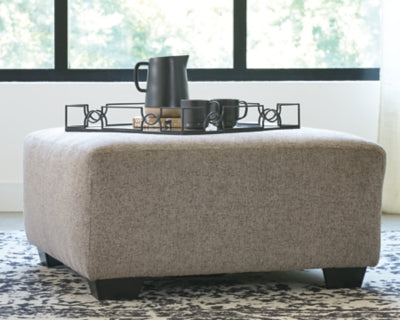 Ashley Ballinasloe Platinum Oversized Ottoman