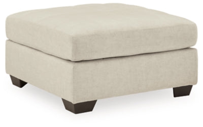Benchcraft Falkirk Parchment Oversized Accent Ottoman