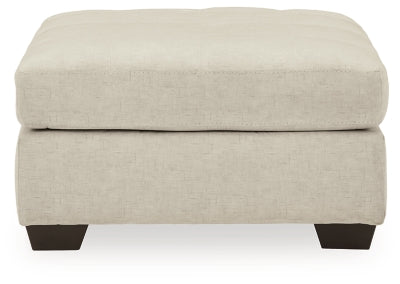 Benchcraft Falkirk Parchment Oversized Accent Ottoman