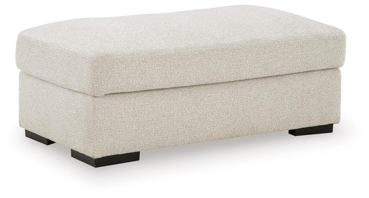 Ashley Evanley Linen Ottoman