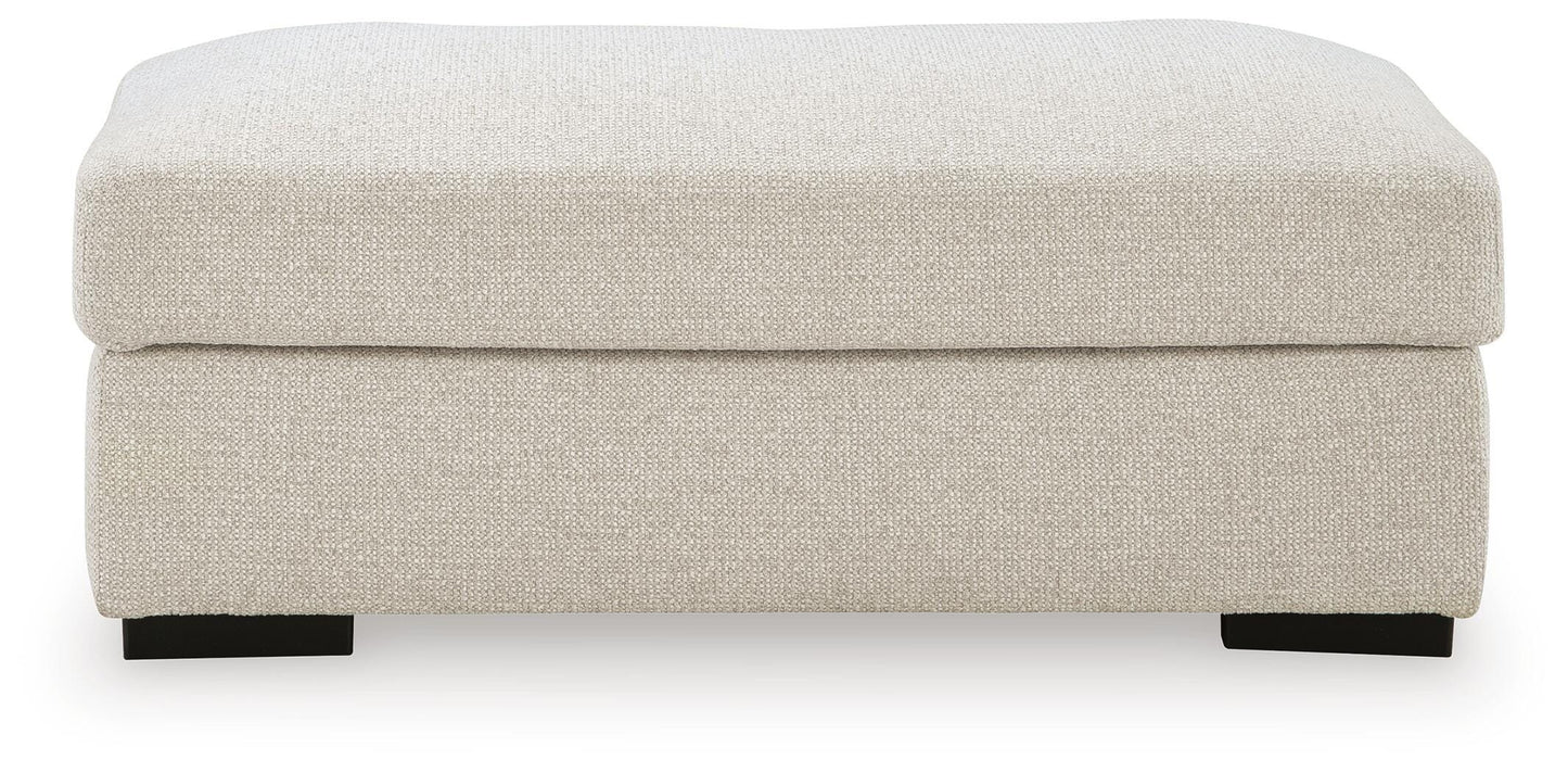 Ashley Evanley Linen Ottoman