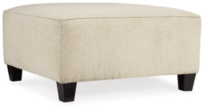 Ashley Abinger Natural Oversized Accent Ottoman
