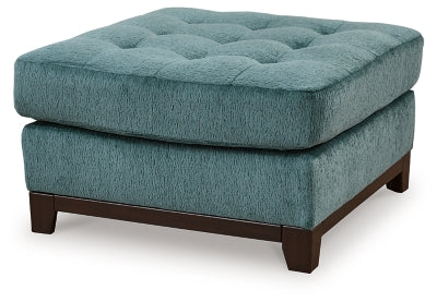 Ashley Laylabrook Teal Oversized Accent Ottoman