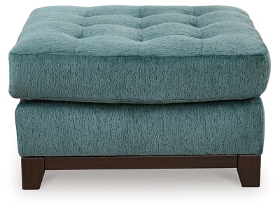 Ashley Laylabrook Teal Oversized Accent Ottoman