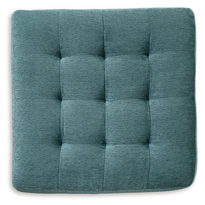 Ashley Laylabrook Teal Oversized Accent Ottoman