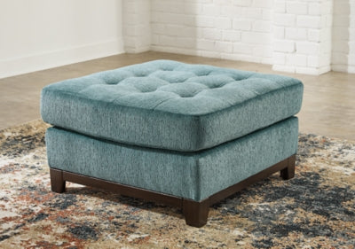 Ashley Laylabrook Teal Oversized Accent Ottoman