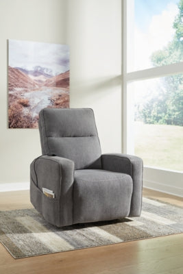 Ashley Starganza Gray Power Lift Recliner