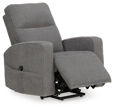 Ashley Starganza Gray Power Lift Recliner
