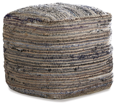 Ashley Absalom Denim Pouf